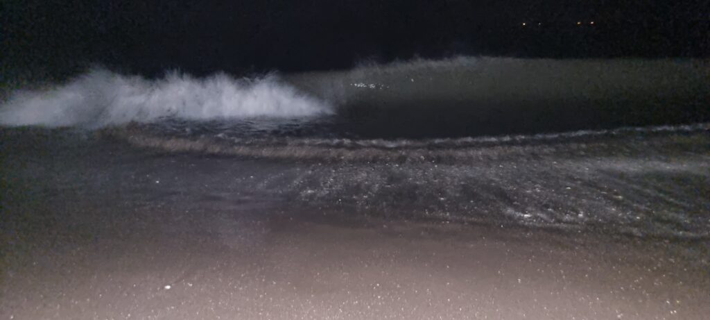 pesca nocturna Monte Hermoso